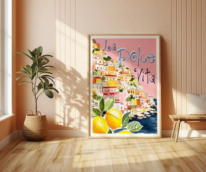 Poster met quote in sierlijke letters