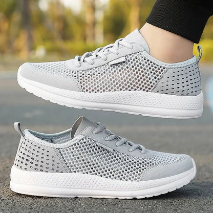 Lichtgewicht heren sneakers in sportieve look