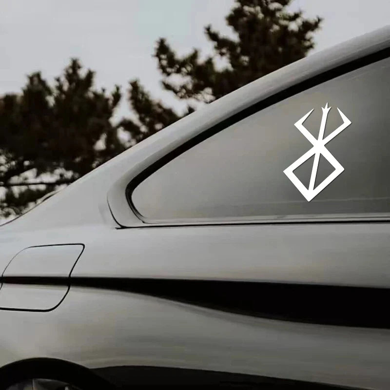 auto stickers - mysterieus symbool voor unieke uitstraling