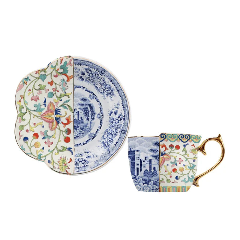Theeset met accessoires in geschenkverpakking