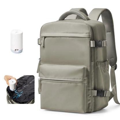 Handbagage rugzak met elastische zijvakken