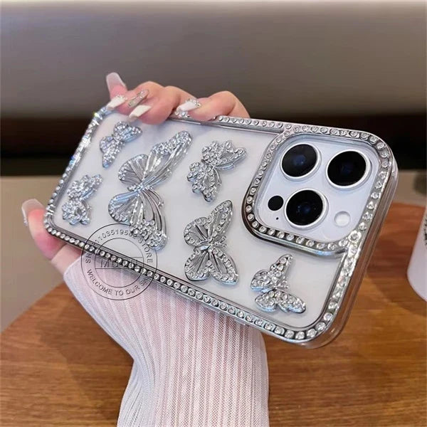 Glanzend telefoon hoesje met metallic finish