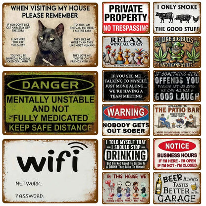 Poster met lijnen en vlakken in modern design