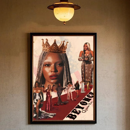 Posters met marmeren textuur en gouden accenten