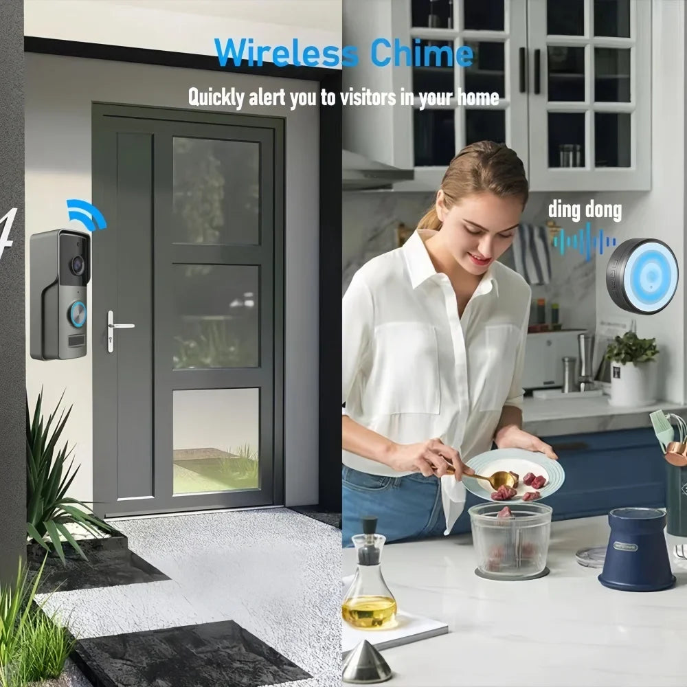 Smart deurbel met video voor veilige communicatie