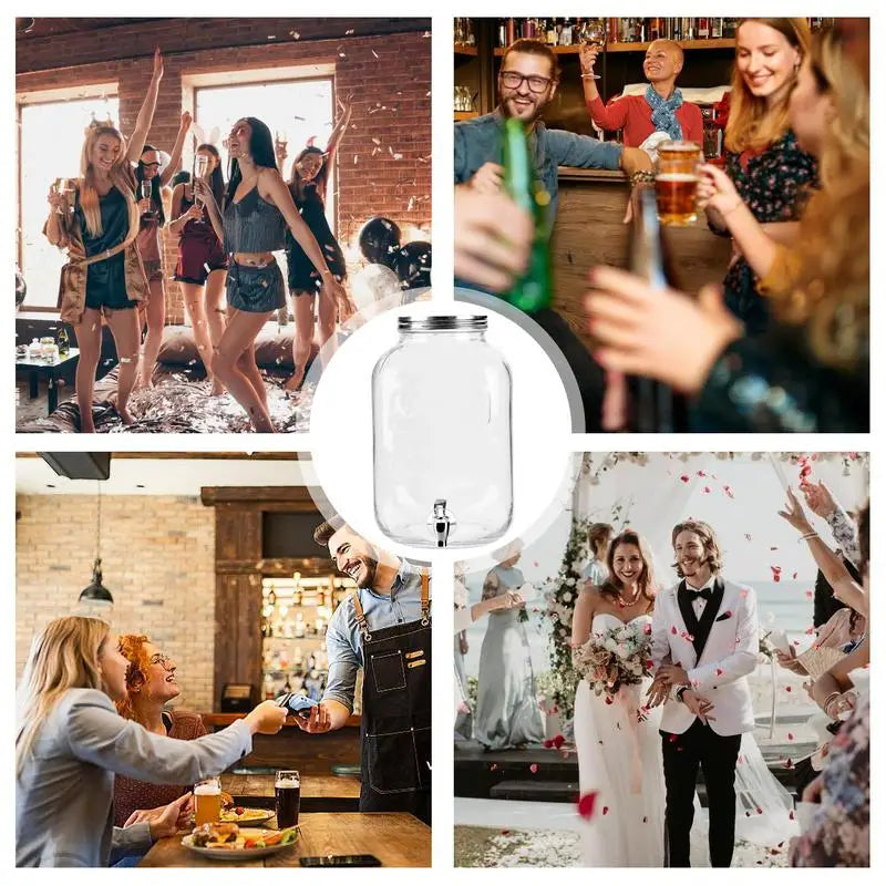 Drankdispenser met LED display – Temperatuur of naam zichtbaar