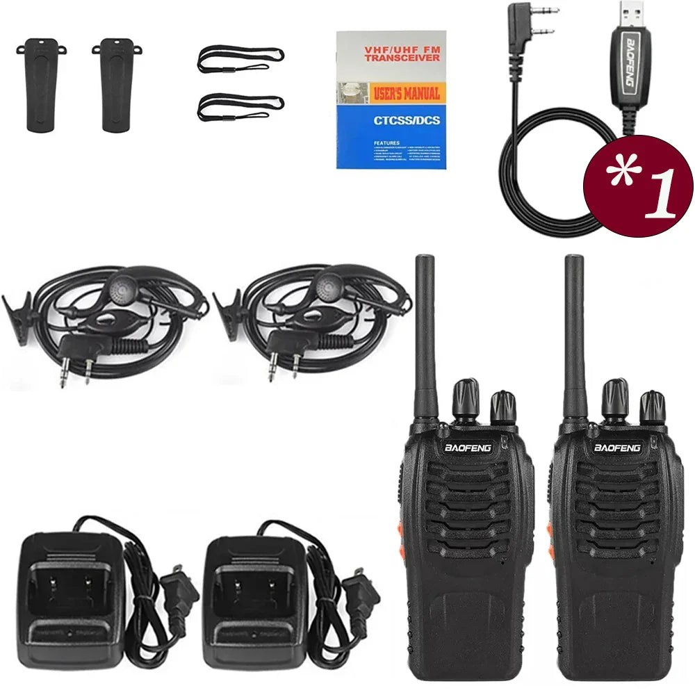 Action walkie talkie in duo-pack