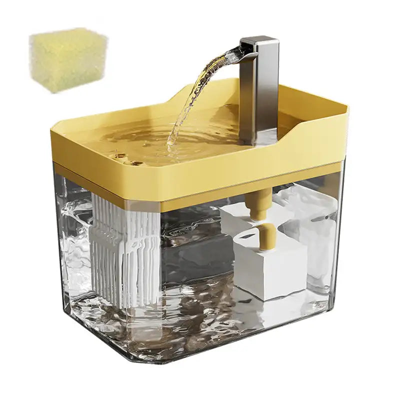 Fontein kat met vervangbare filters – Altijd schoon water
