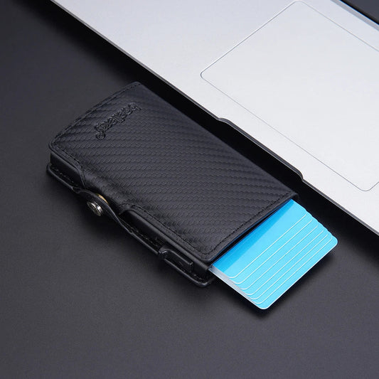 Pasjeshouder heren met clip – Voor briefgeld en pasjes