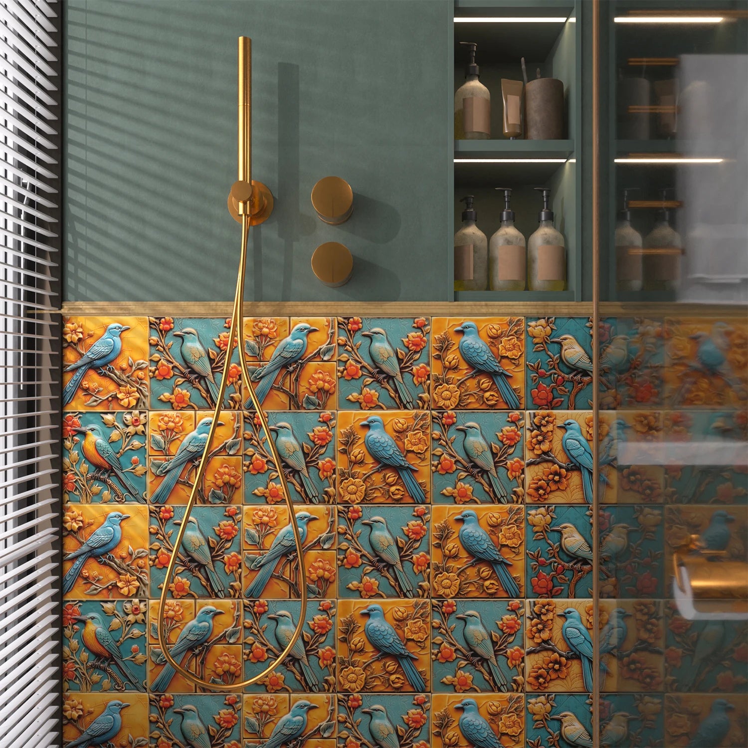 Mozaiek tegels met parelmoer effect – Elegantie en glans