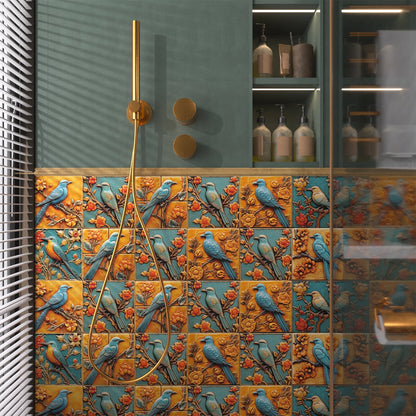 Mozaiek tegels met parelmoer effect – Elegantie en glans