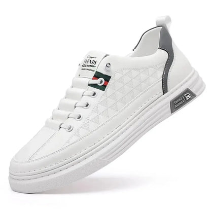 Heren canvas sneakers met zomerse veters