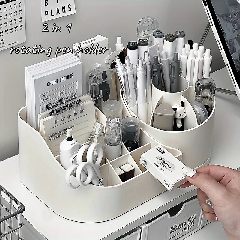 Bureau organizer met ruimte voor kalender en foto