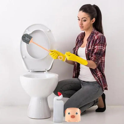 WCborstel met siliconen haren – Flexibel en hygiënisch