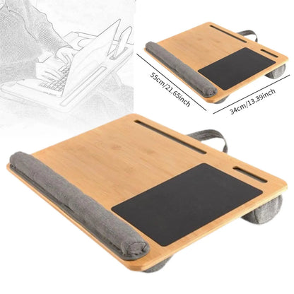Houten schoottafel met kantelbaar blad