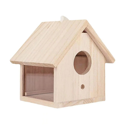 Xenos vogelhuisje met dak van metaal – Stevig en chic