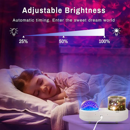 Bluetooth sterrenhemel projector met muziek