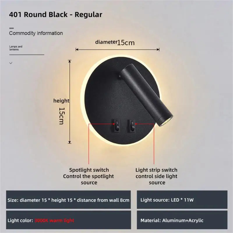 Wandlamp draadloos met instelbare helderheid – Flexibel gebruik