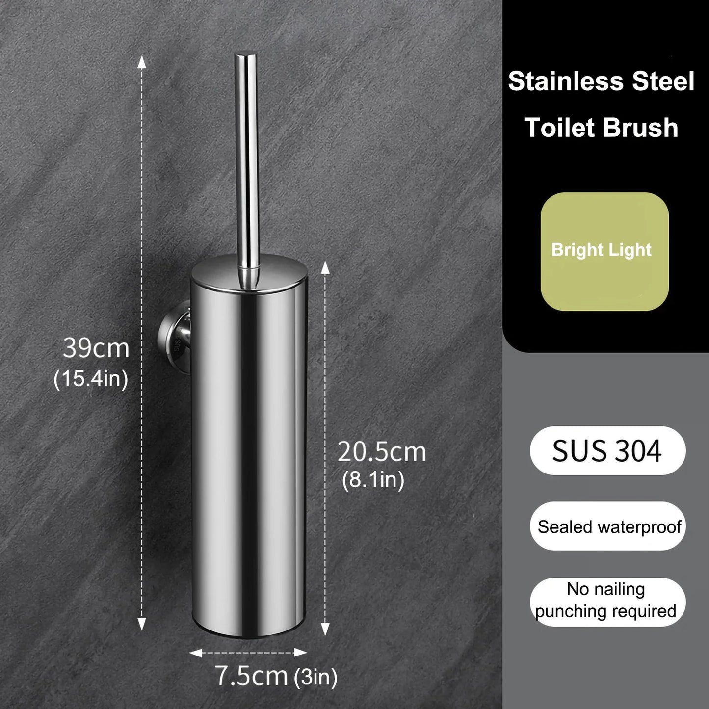 Tiger toiletborstel met designhouder – Voor moderne badkamers