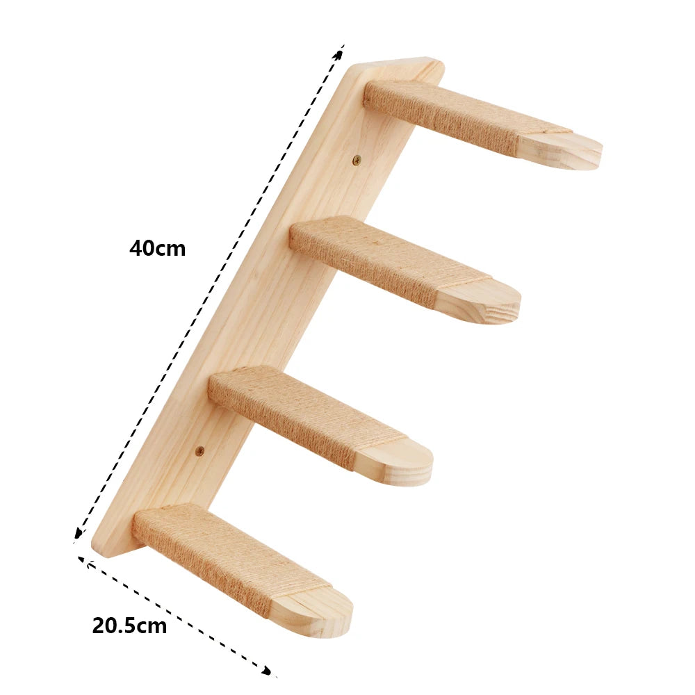 Kattenpaal met wandmontage set – Extra stevig vastgemaakt