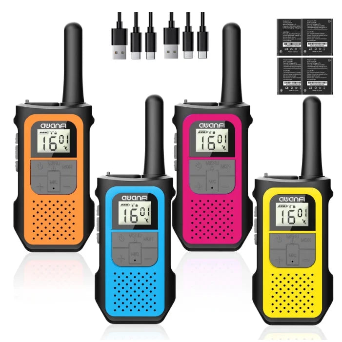 Alecto walkie talkie met headsetaansluiting