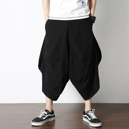 Linnen broek heren met elastische taille – Comfortabel en praktisch