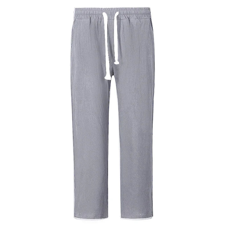 Linnenmix broek heren in katoenblend – Voor het beste van beide