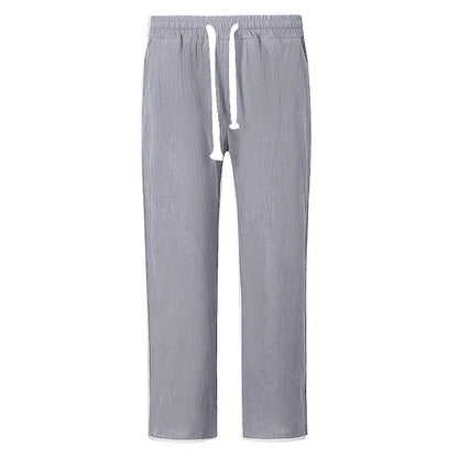 Linnenmix broek heren in katoenblend – Voor het beste van beide