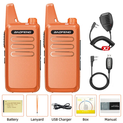 Walkie talkie kinderen met ingebouwde zaklamp