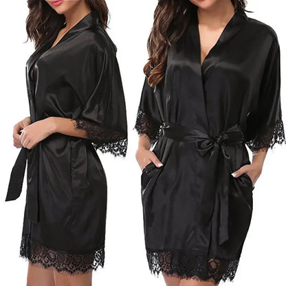 Ochtendjas voor dames - zijdezachte elegantie voor een ontspannen ochtend
