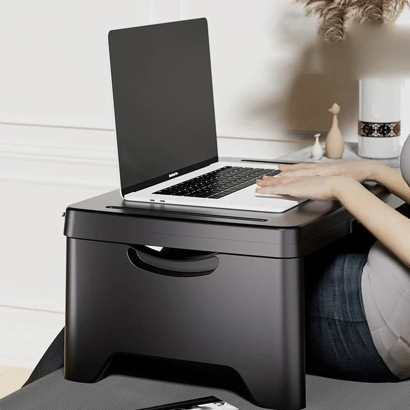 Schootdienblad voor laptop, eten en hobby’s
