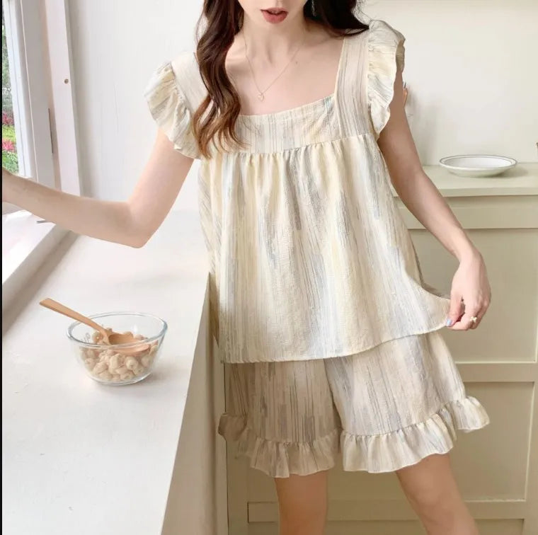 Dames pyjama Hunkemöller met kantdetails