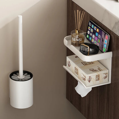 Compacte toiletborstel voor kleine ruimtes – Functioneel en stijlvol