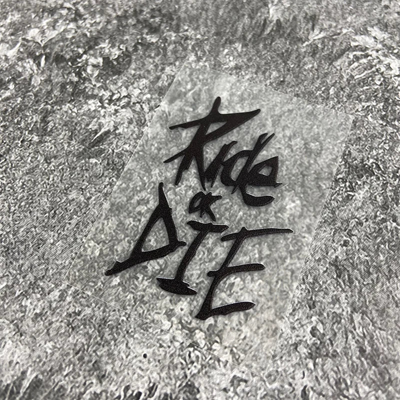 auto stickers - kleurrijke "Ride or Die" designs voor persoonlijke expressie