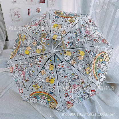 HEMA paraplu met stijlvolle streepdesign