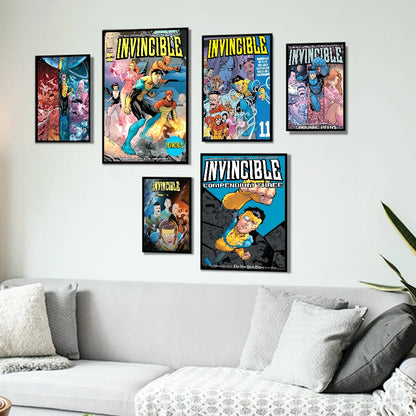 Posters met gouden accenten voor luxe sfeer