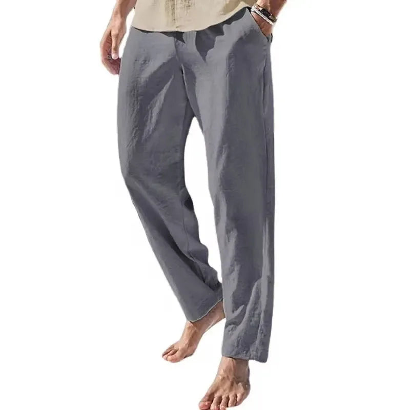 Linnen broek heren met zachte binnenkant – Extra comfort