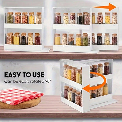 Wit houten kruidenrekje met 3 niveaus