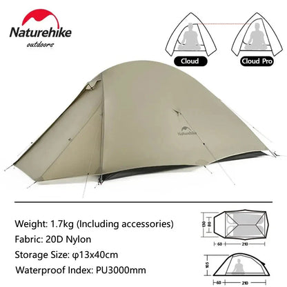 Grote camping tent met aparte ingangen – Voor meer privacy