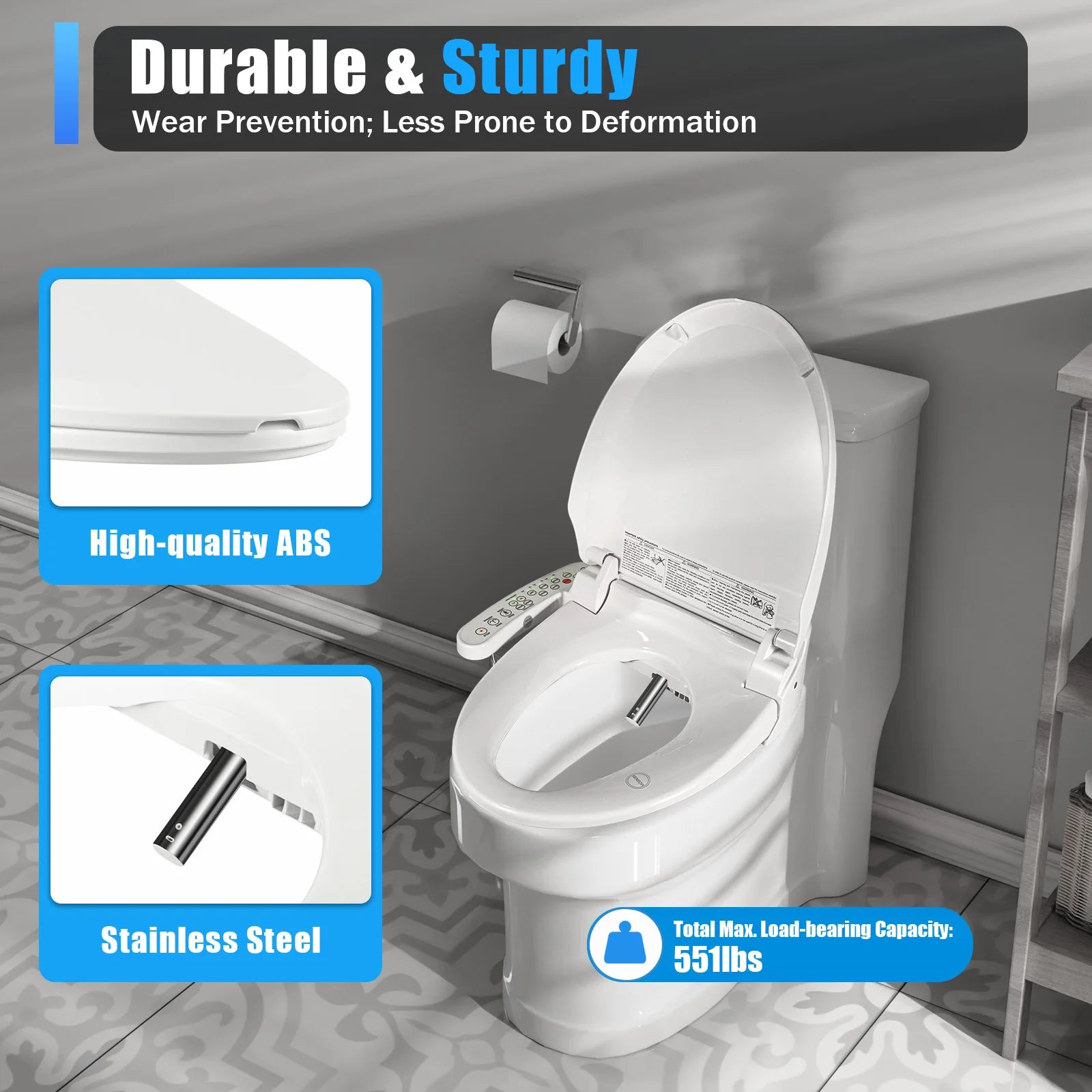 WCbril voor standaard toiletpot – Past altijd