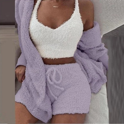 Dames pyjama set met klassieke look