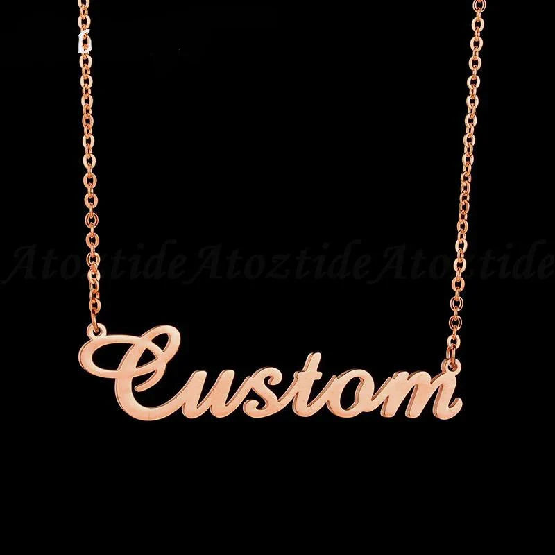 Gepersonaliseerde ketting met initiaal hanger