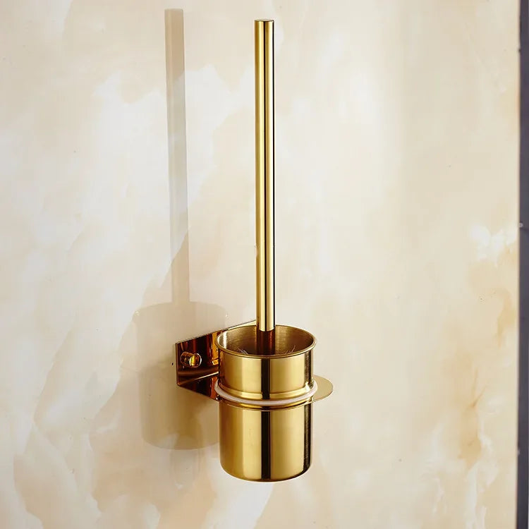 Design WC borstel zwart goud – Chic en opvallend