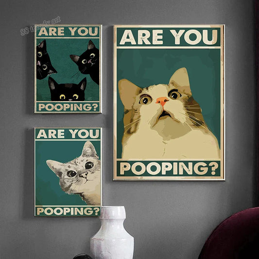 Grote poster voor boven het bed