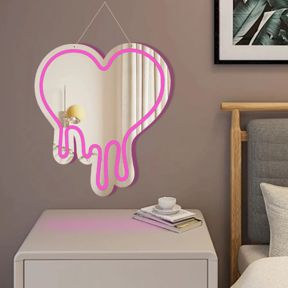 Make-up spiegel met USB verlichting – Draagbaar en praktisch