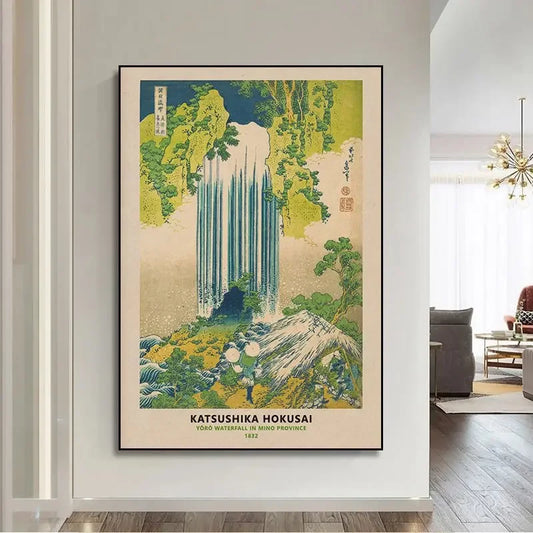 Vintage wereldkaart poster