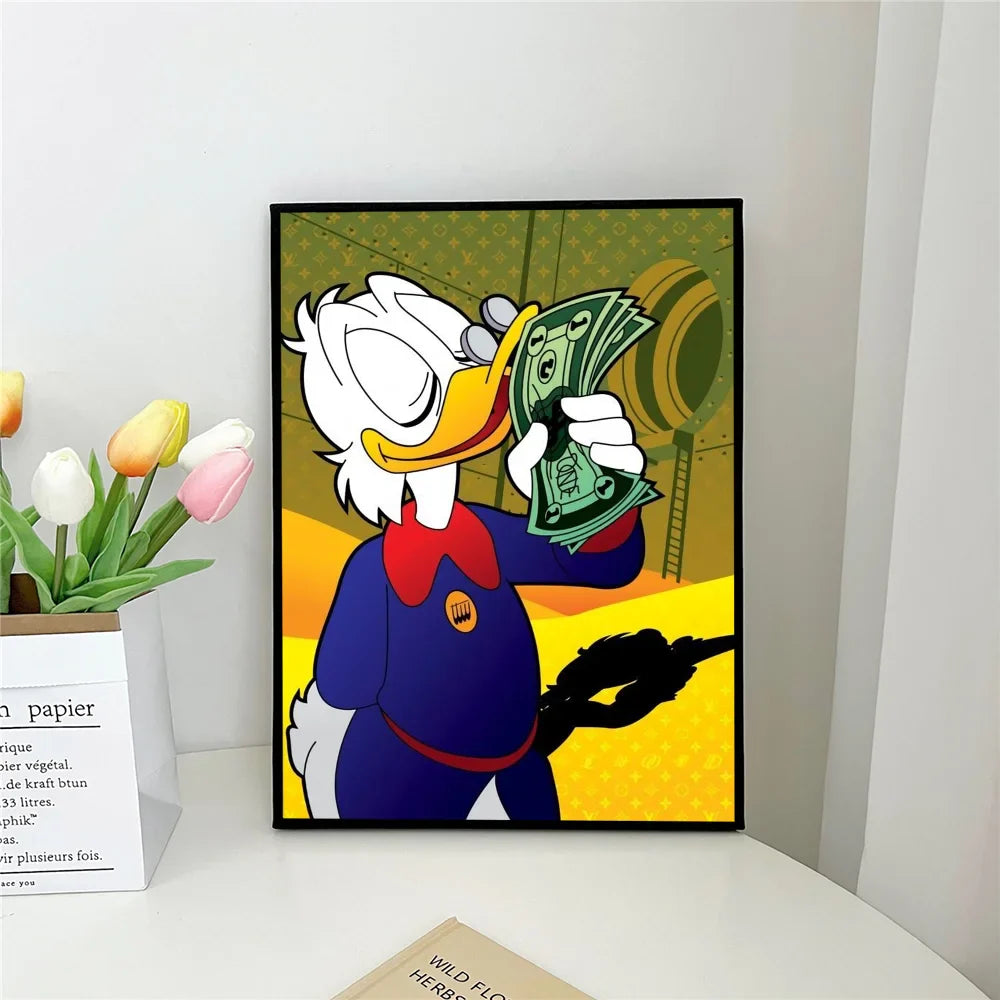 Poster met kaart van wereld of stad