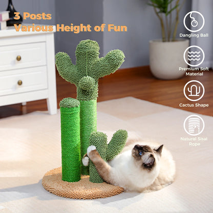 Luxe houten kattenpaal met pluche – Warmte en stijl