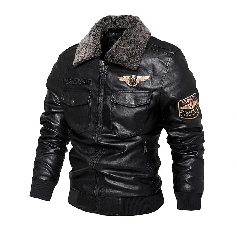 Leren jassen heren met urban details – Eigentijdse look