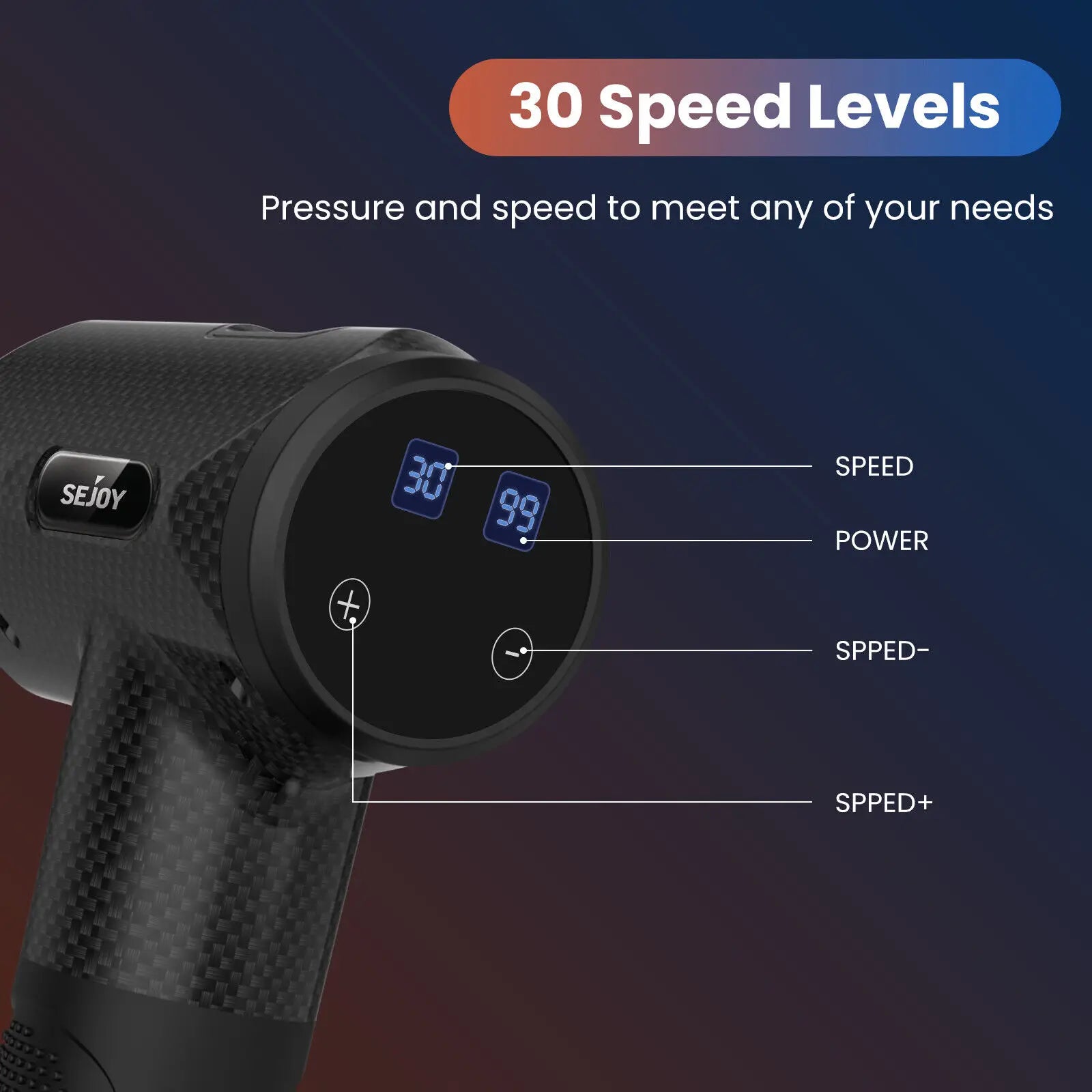 Massage gun met timerfunctie – Veilig en handig